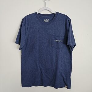 Carhartt Men's Blue Pocket T-Shirt